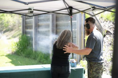 Action Shotgun totally in control